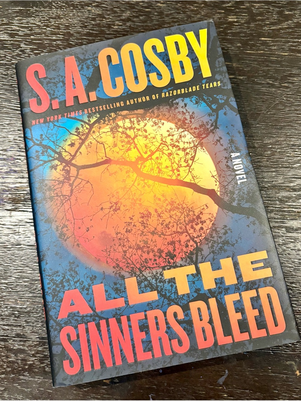 All the Sinners Bleed — Orange & Blue Hardcover Novel